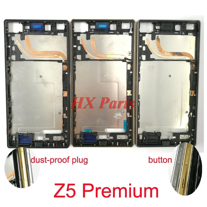 Задняя панель с ЖК экраном для Sony Xperia Z5 Premium E6853 E6833 E6883 корпус передней рамы