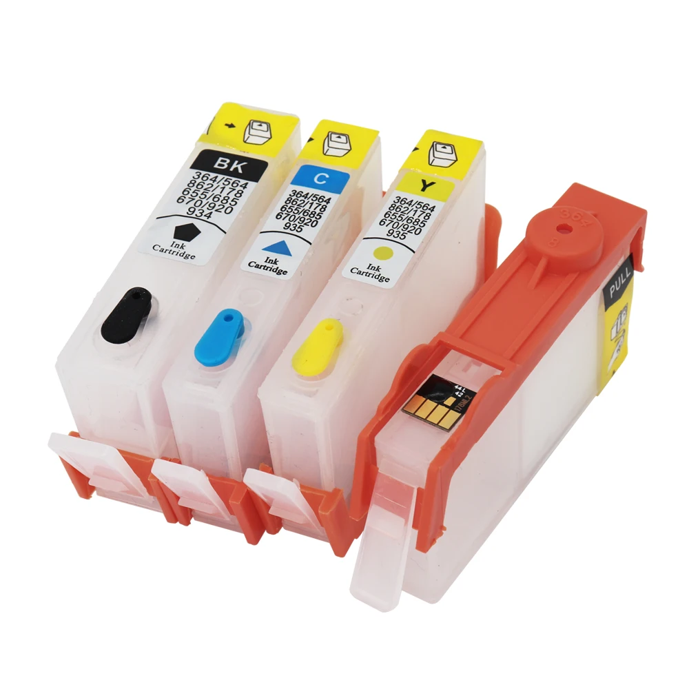 Colorsun для hp 934 935 многоразовый картридж для hp 934XL 935XL для hp 6812 6830 6815 6835 6230 принтер с чипом ARC