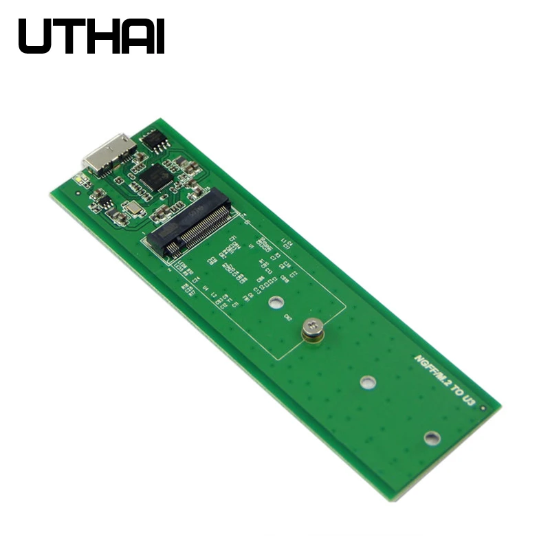 UTHAI G03 NGFF к USB3.0 мобильному жесткому диску M.2 SSD адаптер карта Внешний защитный