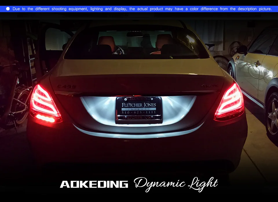 Автомобильный Стайлинг для Benz W205 задние фары- C180 C200 C260 C300 c400 задние фары светодиодный задние фары DRL тормоза заднего хода