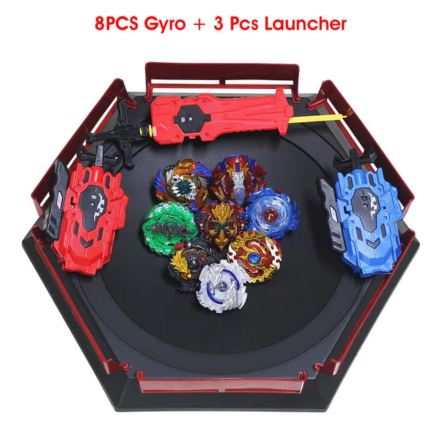 Золотые лезвия EditionBlade Burst Spielzeug Арена и пусковая установка Klinge Metall Fusion Gott Gyro Bey Klinge Stadion Spielzeug - Цвет: 8PCS