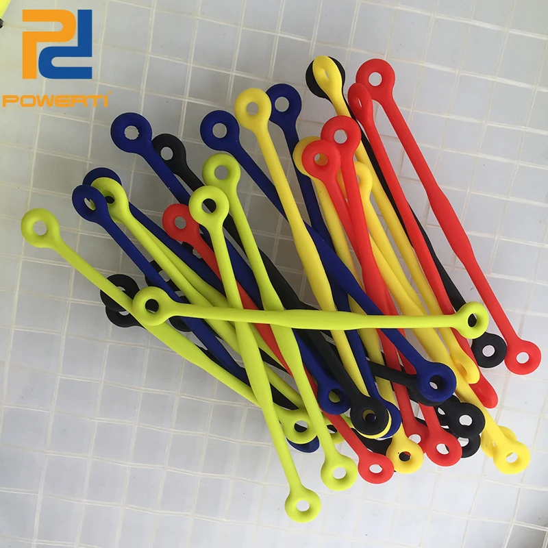 POWERTI 100pcs/lot Silicone Rubber Tennis Vibration Dampener Reduce Shock for Tennis Sport,Free Shipping