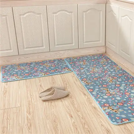 keaixiaolu 2 шт./компл. 40*60+ 40*120 см, можно стирать в воде Противоскользящие коврики дверь кухни, ванной коврик для всех видов животный принт Противоскользящие коврики стирка в стиральной машине - Цвет: keaixiaolu