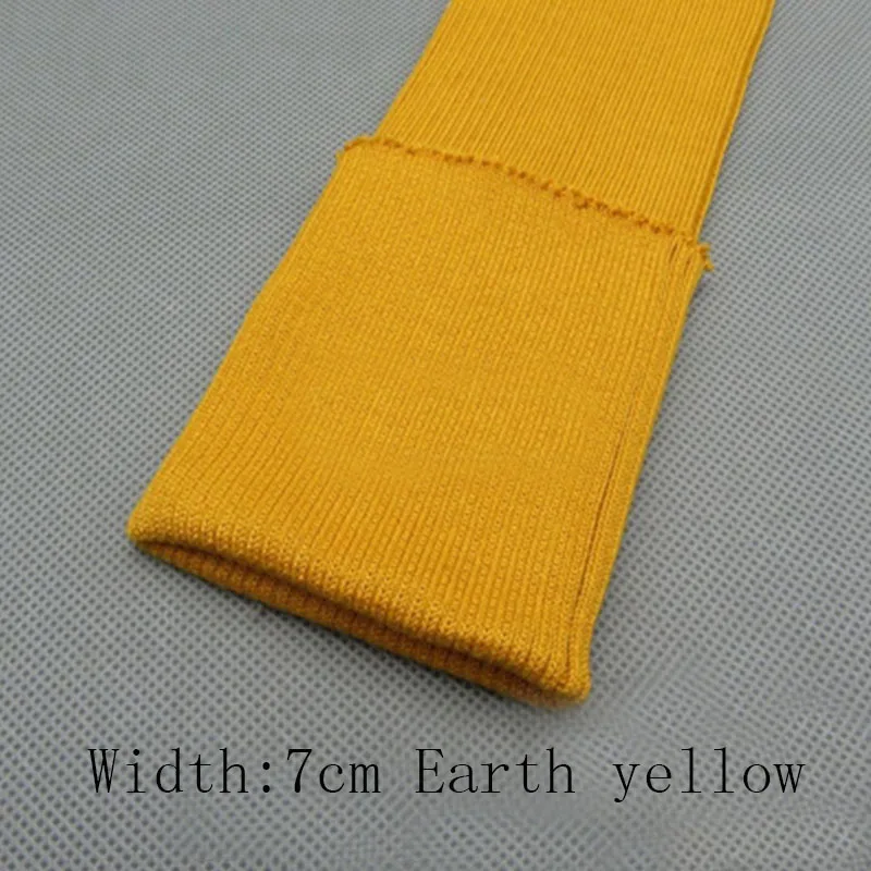 earth yellow 1 шт., бейсбольная форма с манжетами из хлопковой ткани, нижнее белье для здоровья, ребро, детская одежда, ребро, манжета из хлопковой ткани - Цвет: earth yellow