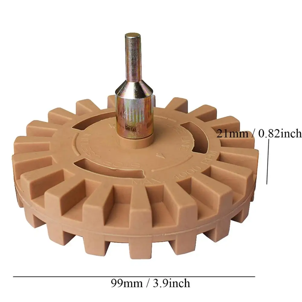 Резиновый ластик колесо с переходником для дрели комплект Pinstripe клей клейкие