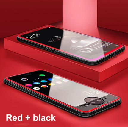Красный NEX2 КРЫШКА ДЛЯ VIVO NEX 2 Чехол 6,39 ''анти-шок контрастный дизайн задняя крышка 2-экран для VIVO Nex 2 Nex2 крышка - Цвет: Красный