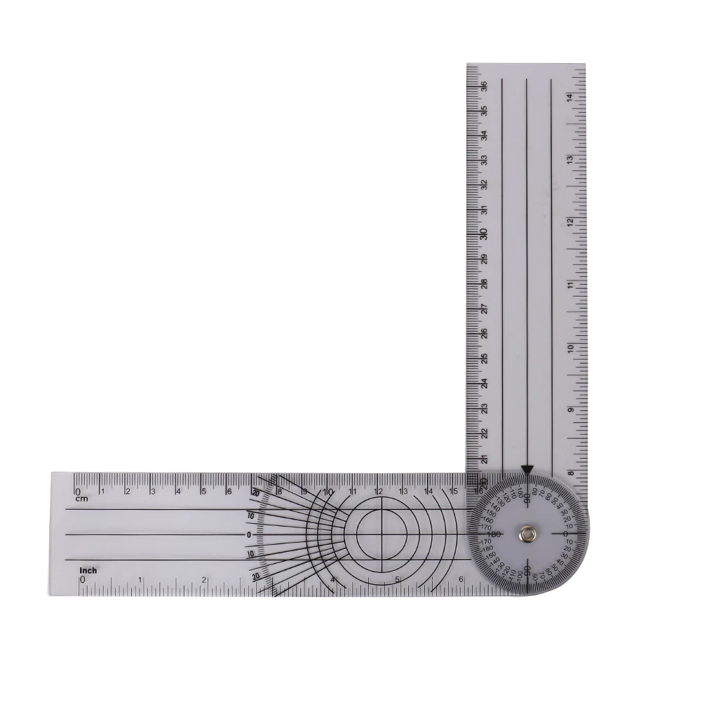 Goniometer Angle Medical Spinal Ruler Userful Multi-Ruler Professional 360 Degree Measuring Tool Spinals Protractors | Инструменты
