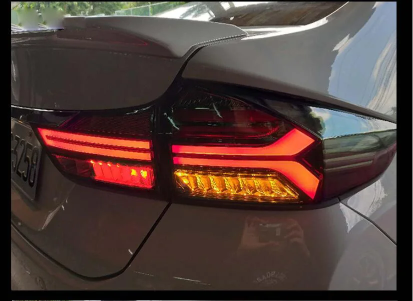 1 комплект Автомобильный Стайлинг тайлампа для Honda City задний фонарь 2014 2015 2016 2017 2018y