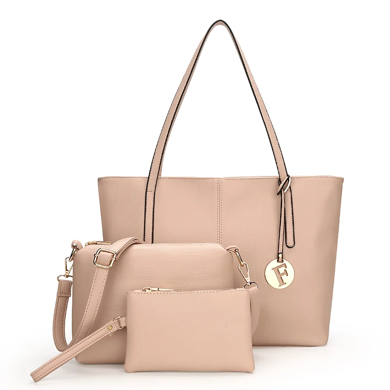 3 шт. Для женщин композитный сумочки Роскошные Сумки кожаные сумки дамы сумок для