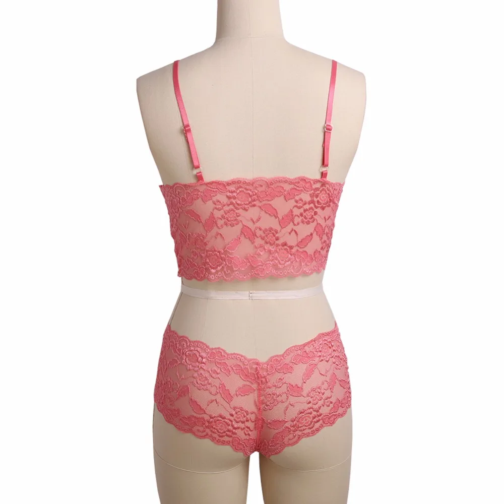 Женское сексуальное кружевное нижнее белье с глубоким v образным вырезом