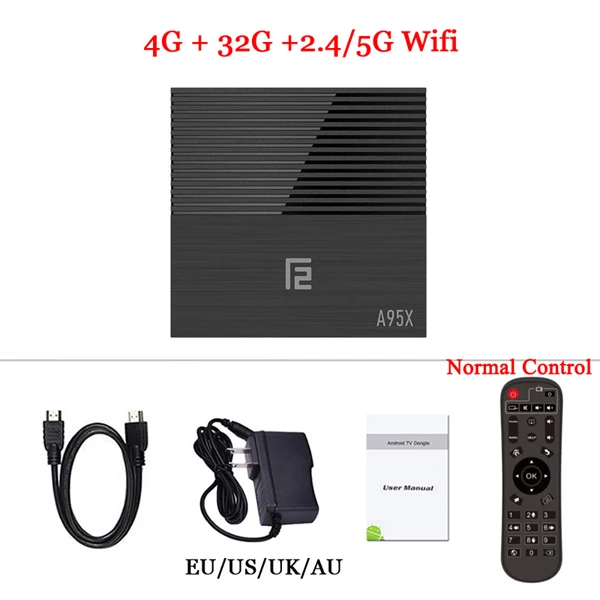 A95X F2 Smart tv Box Android 9,0 4 Гб 64 Гб Amlogic S905X2 4K Wifi Google Play Netflix телеприставка медиаплеер Android Box 9,0 - Цвет: 32G Dual Wifi