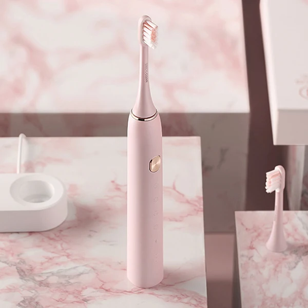 Pink Gold Xiao mi jia Soocare X3 USB электрическая зубная щетка Soocas mi Bracket Smart Bluetooth Водонепроницаемая Быстрая зарядка розовое золото - Цвет: Pink Gold