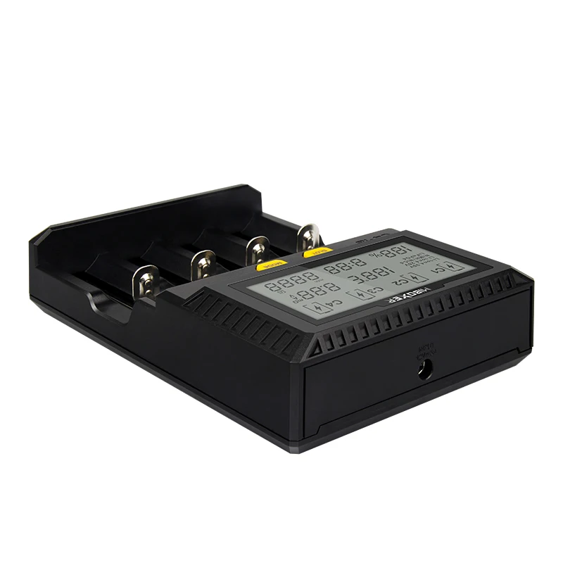 Умное зарядное устройство Miboxer 4 слота с ЖК экраном для li ion/Ni mh/Ni Cd/LiFePO4 18650 14500 26650 AAA