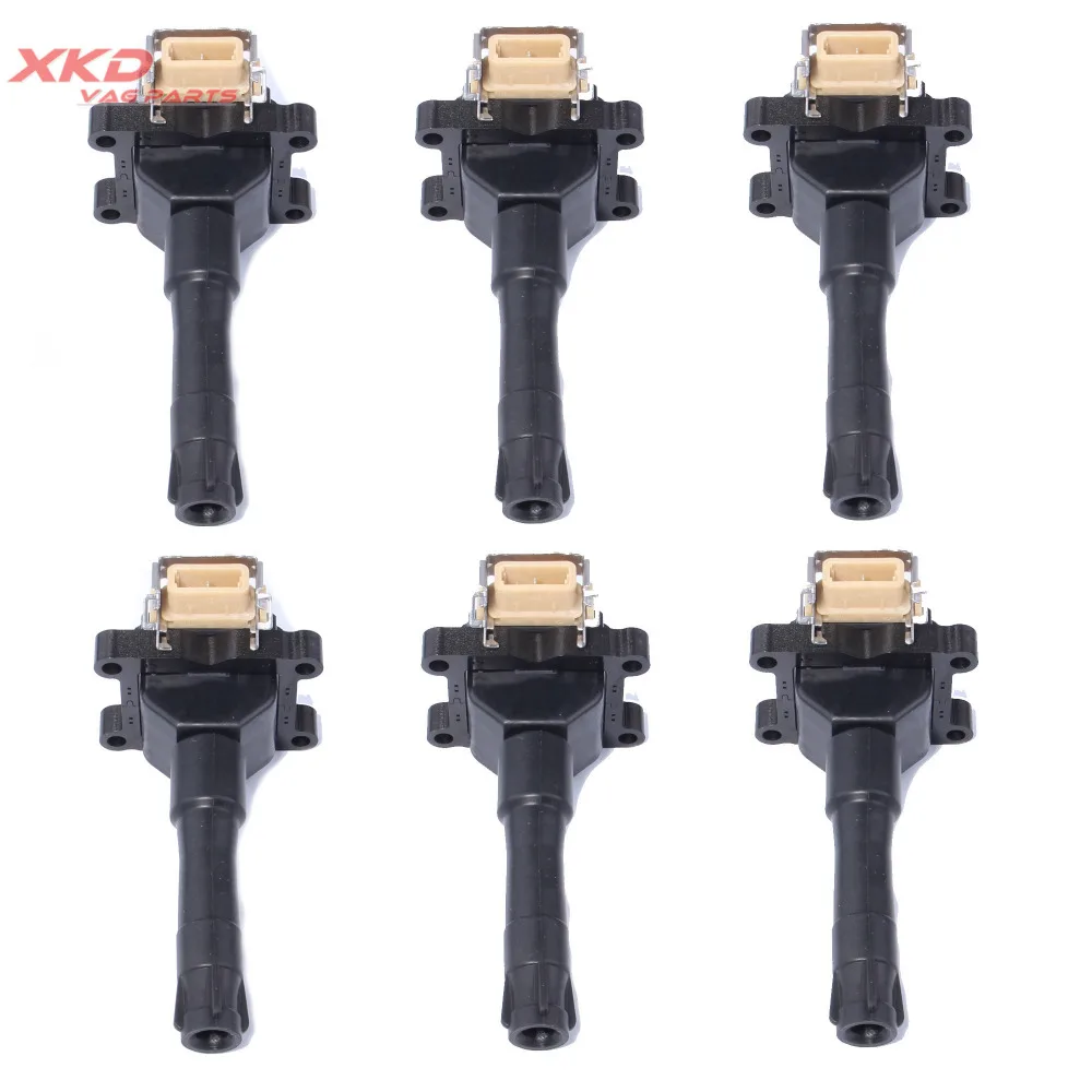 Набор катушек зажигания 6 шт. подходит для модели E30 E32 E34 E36 M3 S50 E38 M42 M50 M60 0221504410