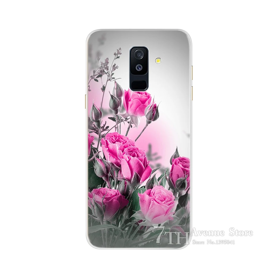 Силиконовый чехол для Samsung Galaxy A6 Plus 2018 A605 мягкая задняя крышка из ТПУ A600