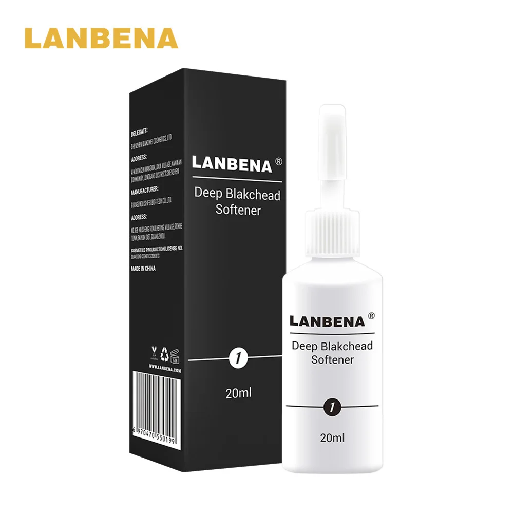 Горячая продажа LANBENA лечение пор эссенция для удаления угрей носа усадка