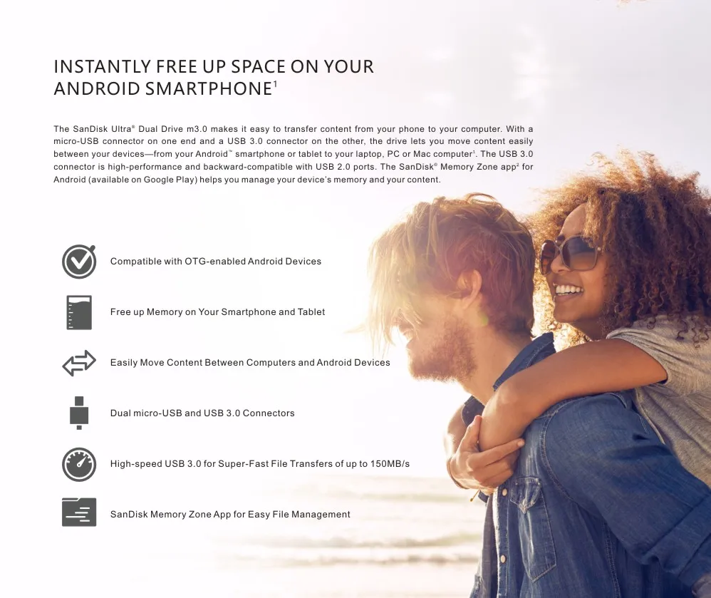 Sandisk sdd3 2 в 1 OTG USB флеш-накопитель 128 Гб 64 ГБ 32 ГБ 16 г флеш-накопитель смартфон внешний накопитель флеш-накопитель Android usb флешка