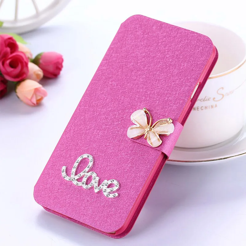 red love buttfly Pu кожаный для Xiaomi Redmi 4 4A 4 A X 4X Xiomi раскладушка Высококачественный кожаный бумажник Защитный чехол силиконовый чехол для телефона - Цвет: red love buttfly