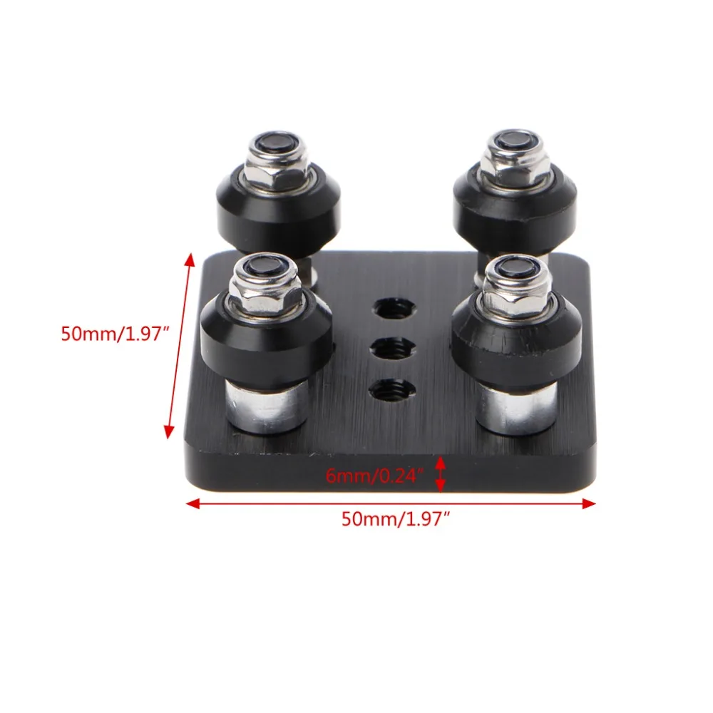 Специальная скользящая пластина для алюминиевых профилей V slot Mini Five Roulette Openbuilds