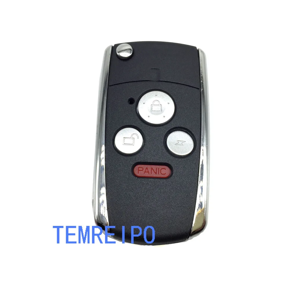 

10pcs/lot 3+1Panic Remodel Case Flip Folding Remote Key Shell Cover Fit For Honda Accord Civic Pilot CRV Ridgeline