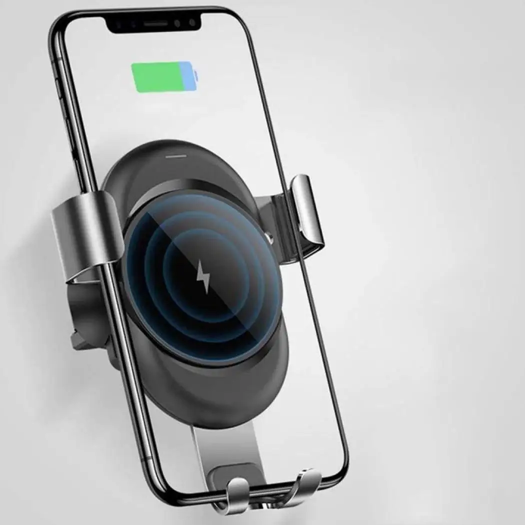 Durable Practical Non-slip Gravity Sensing Car For 4.5-6.5inch Phone Wireless 5V/1A 9V/1.2A Charger | Мобильные телефоны и