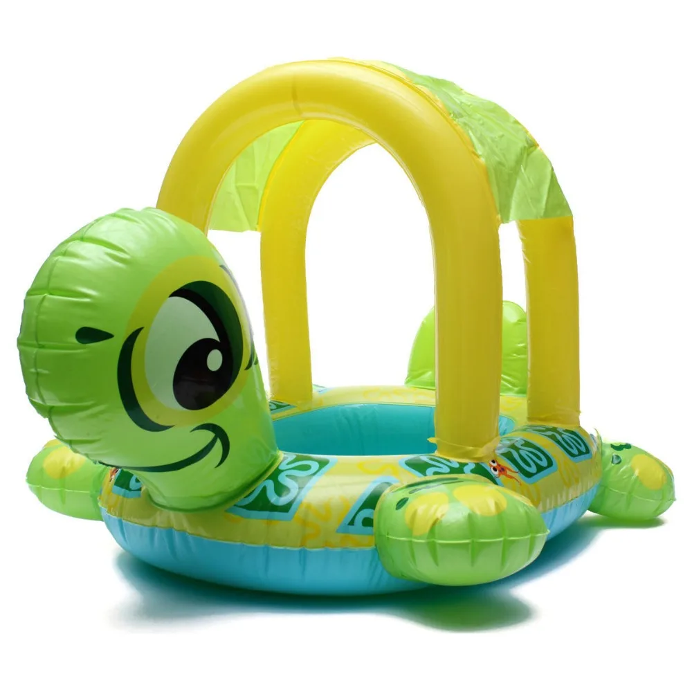 

Детские надувные плавательные кольца в форме черепахи, солнцезащитные кольца для бассейна для детей, детей и взрослых, водные игрушки