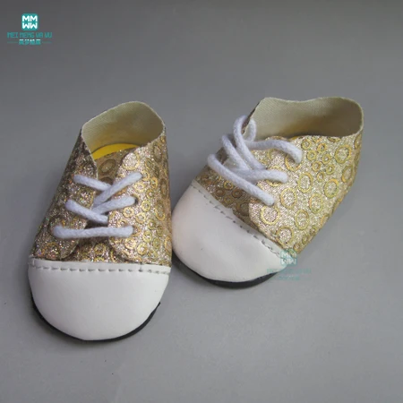 MG03 Gold Красная Спортивная обувь для кукол, подходит для куклы 43 см, аксессуары для новорожденных и американская кукла - Цвет: MG03 Gold
