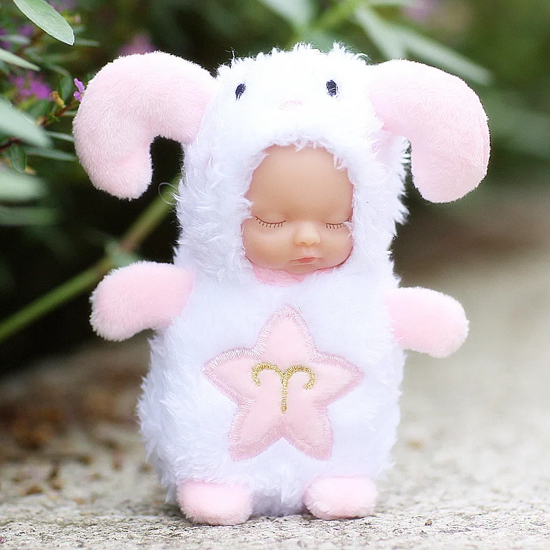 Мода Kawaii Тоторо плюшевый брелок с помпоном Спящая кукла брелок для женщин аксессуары для сумок автомобильный брелок
