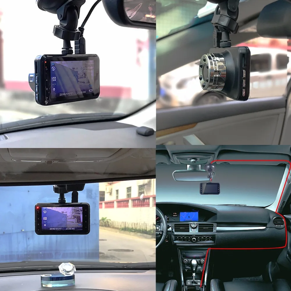 Автомобильный видеорегистратор Full HD 1080p Novatek автомобильный