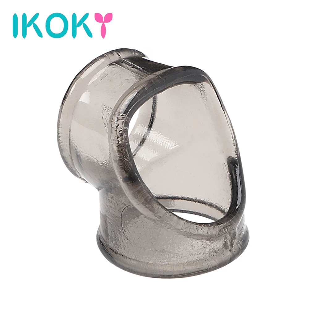 Кольца для пениса IKOKY Sleeve Scrotal Переплетное кольцо интимные игрушки мужчин мужские