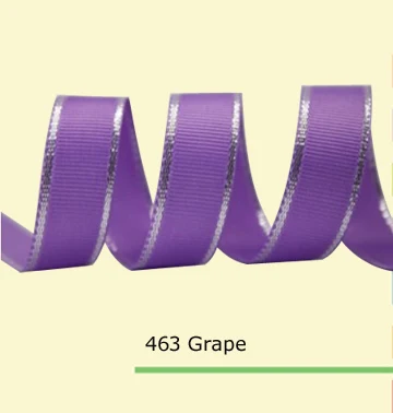 1/4 &quotкорсажная лента с серебряным краем Виноградная корсажная Ранняя | Дом и сад