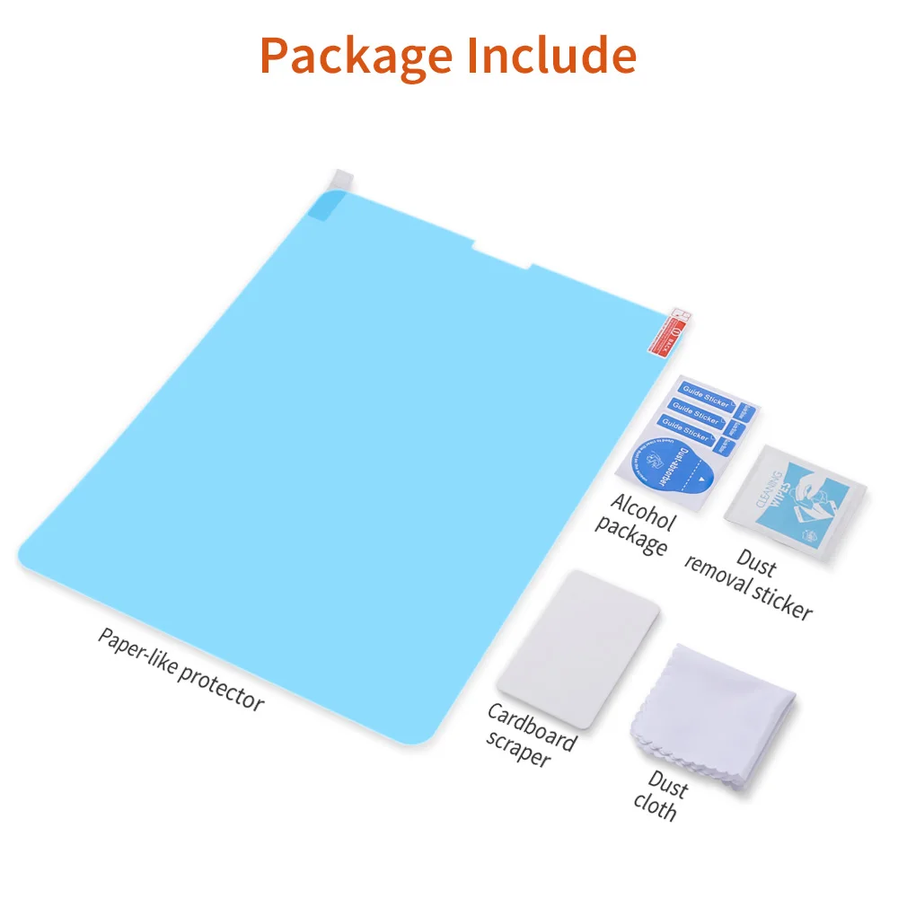 1 pcs PET Paper Like Screen Protector Film Matte Anti Glare Non Smooth Painting for iPad pro 9.7 10.5 11 12.9 inch | Компьютеры и офис