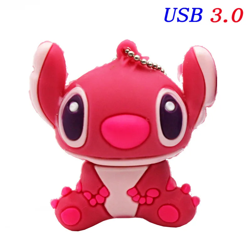 pink JASTER Горячая высокоскоростной флеш-накопитель USB 3,0 4 ГБ 8 ГБ 16 ГБ 32 ГБ 64 Гб мультфильм История Di малыш реальная емкость USB 3,0 карта памяти - Цвет: pink