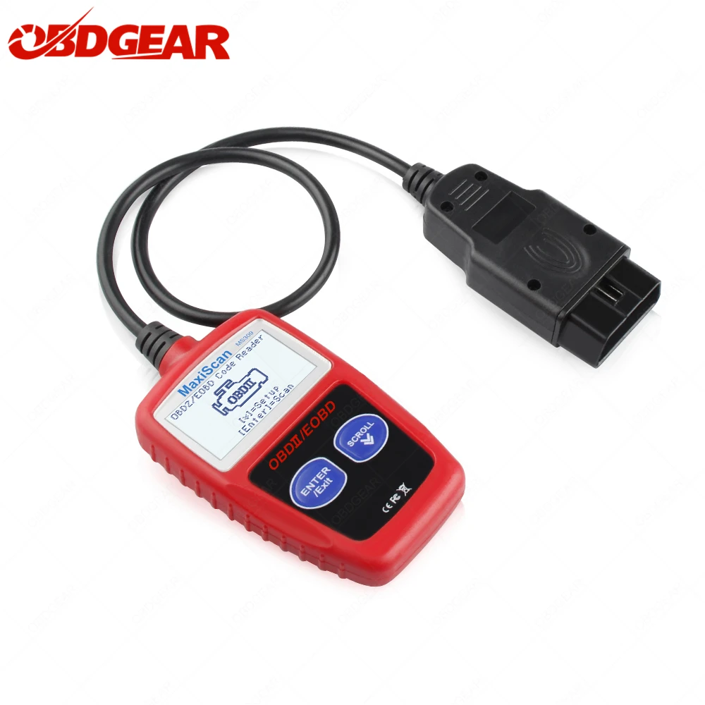 MS309 OBD2 Автомобильный сканер Бортовая Диагностика машины инструмент в русском