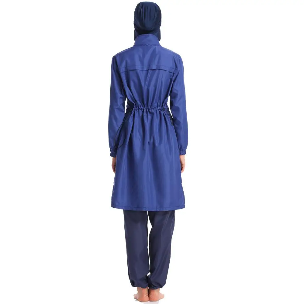 Сдержанный закрытый женский купальник Burkini 3 шт. спортивный мусульманская одежда