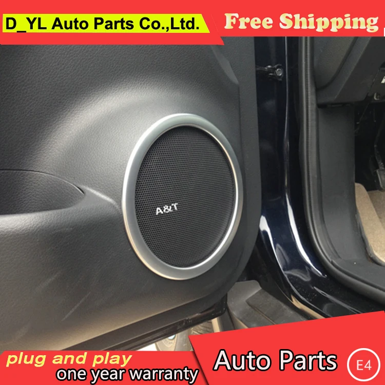 Тюнинг автомобилей для Nissan X-Trail 2014 2015 2016 ABS Chrome 4 дверные Рог кольцо Декоративные