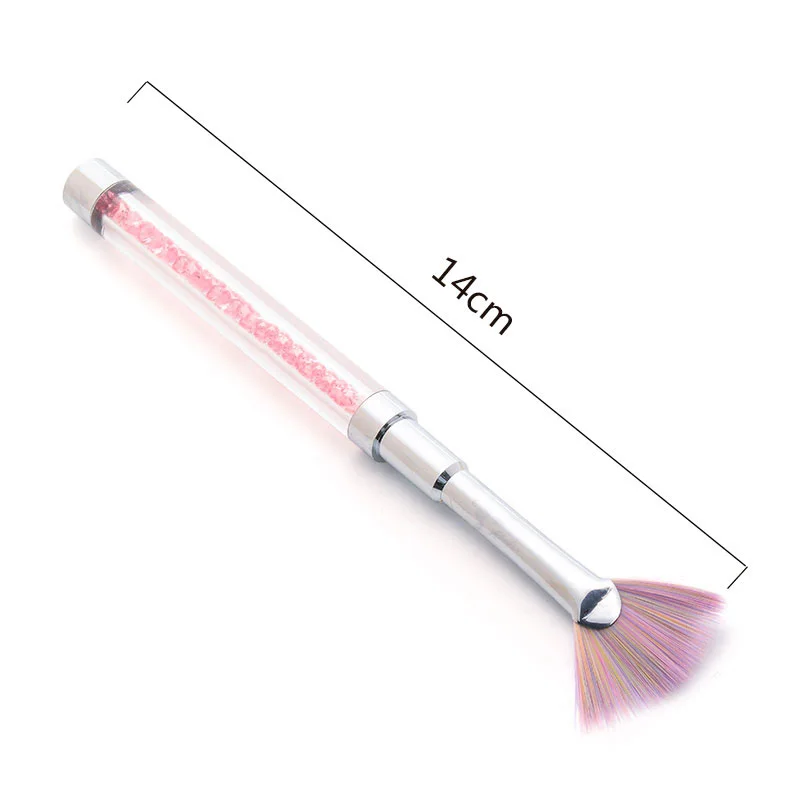 

Mtssii Nail Glitter Sweeping Brush Make Up Brush Durable Nail Cleaning Brush Nail Glitter Powder Brush Cosmetic Beauty Tool 1 PC
