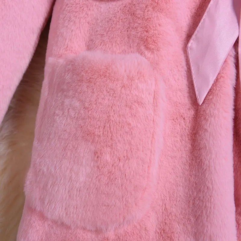 2017 Fashion Elegant Faux Fur Jackets For Newborn Baby Girl Autumn Warm Coat Outerwear Toddler Girls Clothing Child Cloth 3-10T | Детская