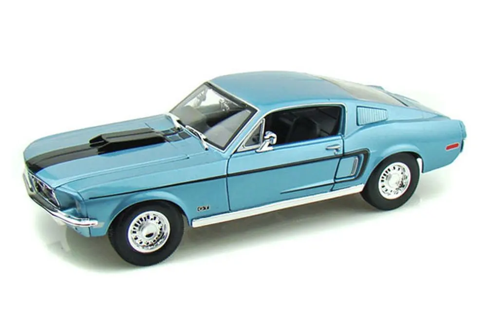 Maisto 1:18 1968 Ford Mustang GT COBRA JET литая под давлением Модель гоночного автомобиля игрушка