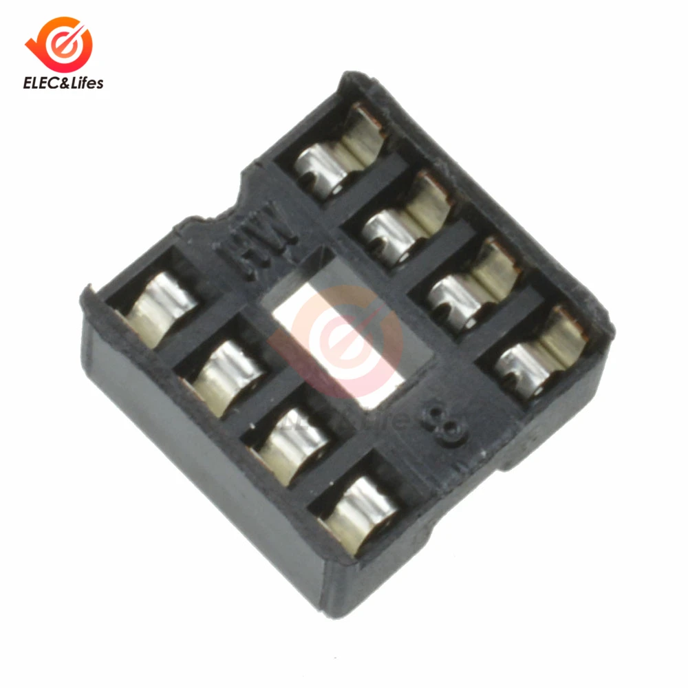 10 шт. 8P IC Блок Чип Держатель DIP-8 чип гнездо DIP8 электронные компоненты |