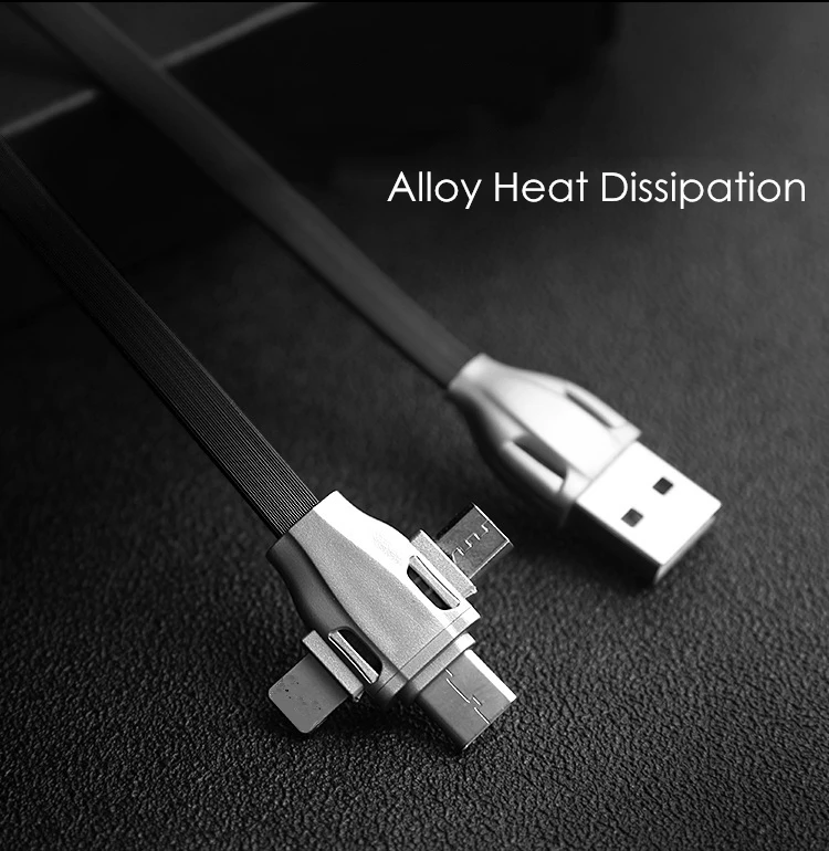3 в 1 кабель USB светильник плоский кабель Micro usb type-C кабель для huawei Xiaomi Redmi samsung USB кабель для iPhone XR X XS MAX