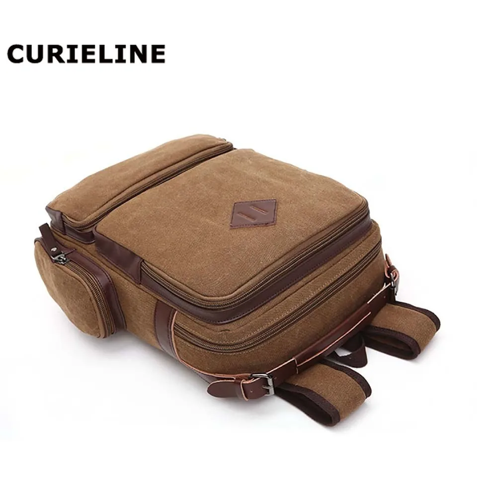 Модный рюкзак компьютерные сумки Холщовый багажный уличный для ноутбука большой