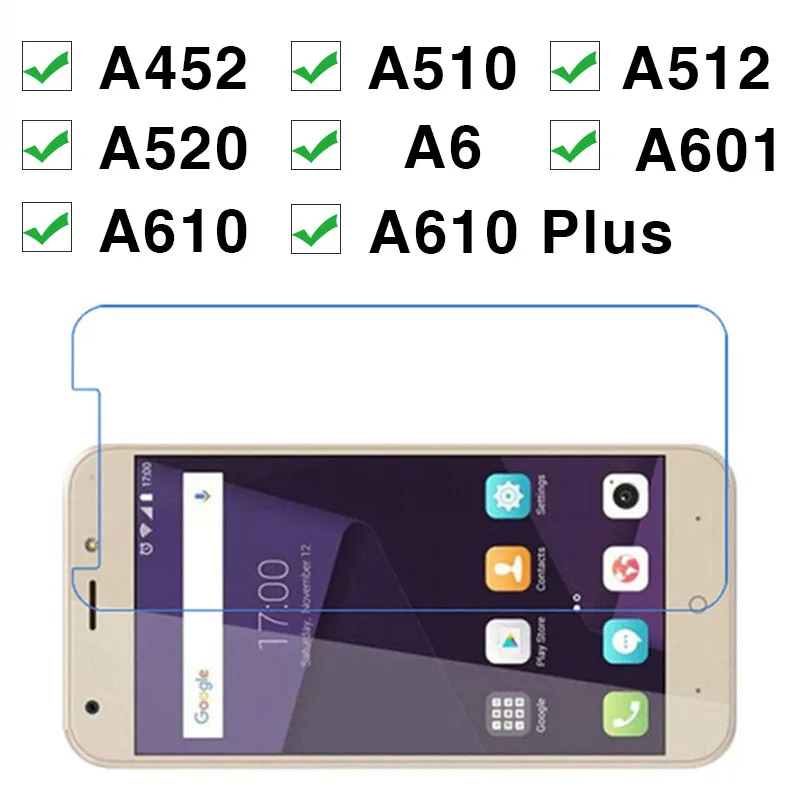Защитное стекло для Zte Blade A6 закаленное 9H 2.5D A510 A512 A520 A452 A601 A610 Plus | Мобильные