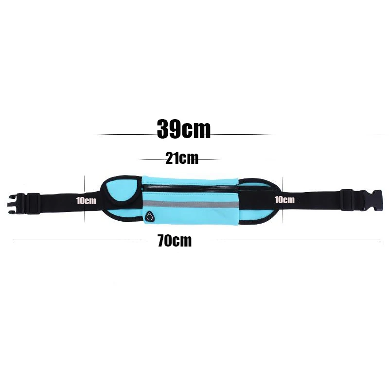

Kvky men women running travel waist pocket jogging sports portable waterproof cycling bum outdoor phone pack belt sport bag