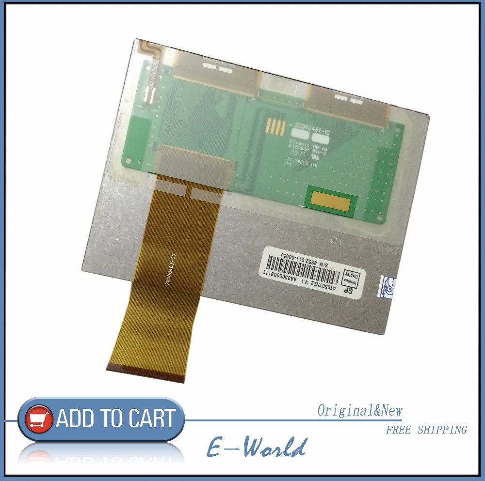 Оригинальный цифровой TFT ЖК-экран 5 0 дюйма AT050TN22 V.1 V1 VGA 640(RGB)* 480 бесплатная доставка
