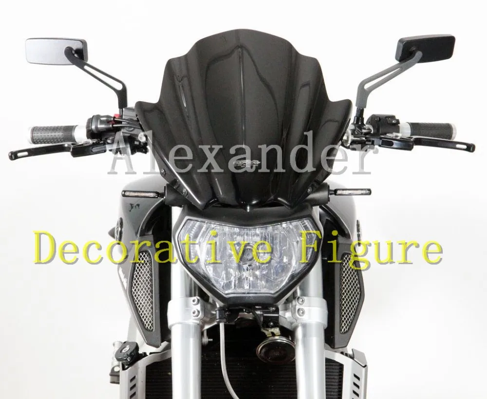 Новый руль для мотоцикла Yamaha FZ1 FZ1N FZ6 S2 FZ8 2006 2014 лобовое стекло|windshield windscreen|windscreen