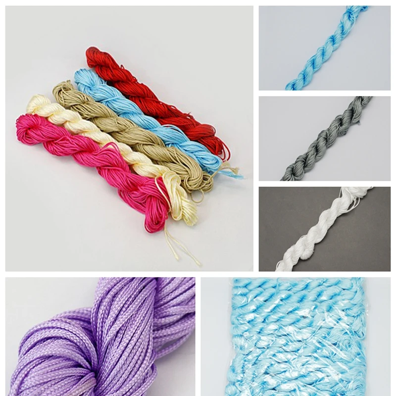 Нейлоновая нить 1 мм нейлоновый ювелирный шнур для изготовления плетеных