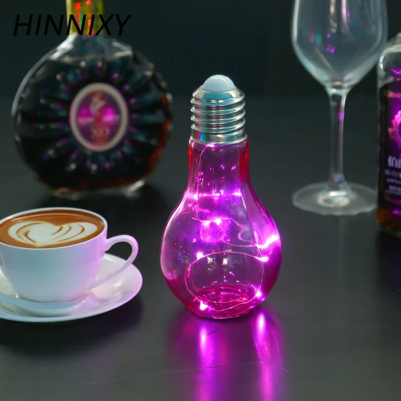Hinnixy форма лампы декоративный светодиодный ночник медный провод гирлянда свет