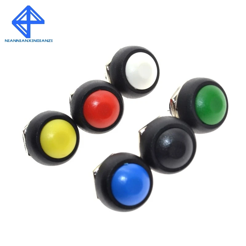6 шт. водонепроницаемый мини кнопочный выключатель 12 мм|mini mini|mini waterproofmini push button