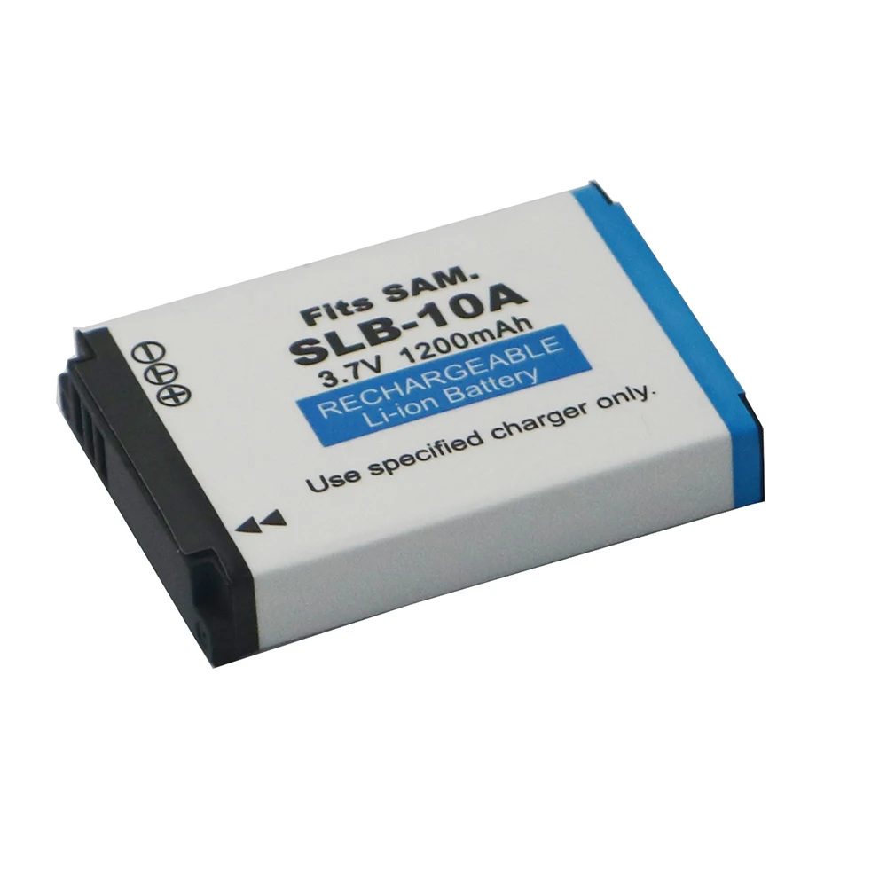 Сменный аккумулятор SLB-10A SLB 10A для Samsung SL102 SL202 SL420 SL620 SL820 HZ10W HZ15W ES55 L100 L110 L200 L210 L310W |